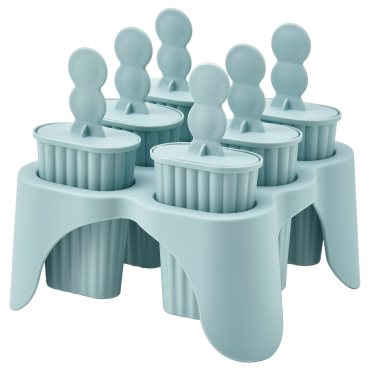 UPPFYLLD, ice lolly maker, 6 pack, 106.169.17