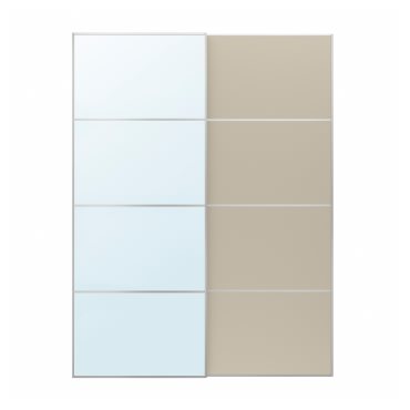 AULI/MEHAMN, pair of sliding doors, 150x201 cm, 194.368.51