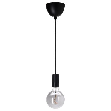 SUNNEBY/MOLNART, pendant lamp with light bulb, 125 mm, 194.783.13