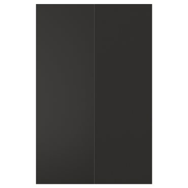 NICKEBO, πόρτα για γωνιακό ντουλάπι βάσης, 2 τεμ. 25x80 cm, 205.377.26