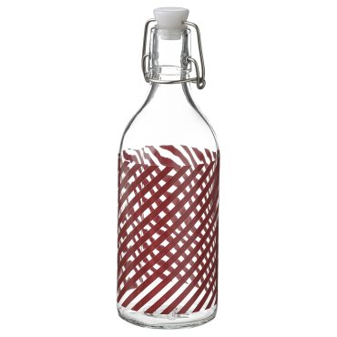 KORKEN, bottle with stopper/clear glass, 0.5 l, 205.646.92