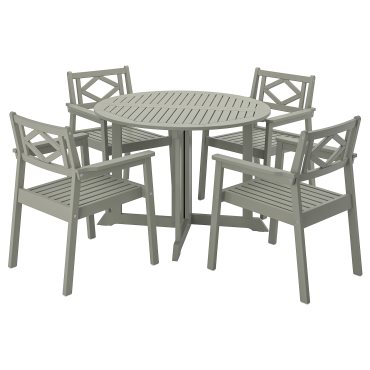 BONDHOLMEN, τραπέζι+4 καρέκλες με μπράτσα, εξωτερικού χώρου, 293.304.82