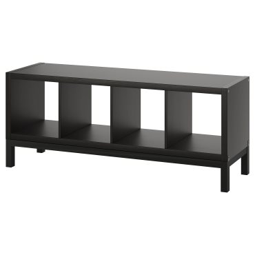KALLAX, shelving unit with underframe, 147x59 cm, 294.426.63