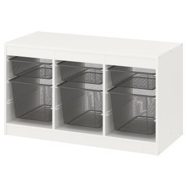 TROFAST, storage combination with boxes, 99x44x56 cm, 294.798.35