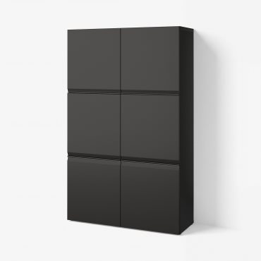 BESTÅ, storage combination with doors, 120x42x193 cm, 295.693.55