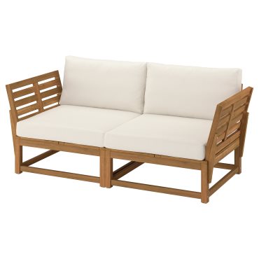 NÄMMARÖ, 2-seat modular sofa with armrests outdoor, 183 cm, 296.075.12