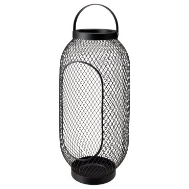 TOPPIG, lantern for block candle, 49 cm, 303.273.08
