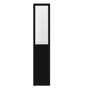 OXBERG, panel/glass door, 40x192 cm, 304.773.74