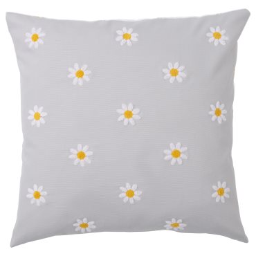 NATTSLÄNDA, cushion cover/floral pattern, 50x50 cm, 305.080.40