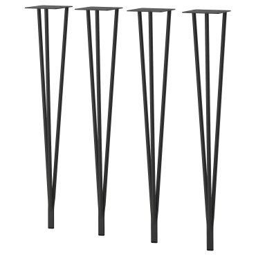 SKÅLSTA, hairpin table leg, 4 pack, 306.118.48