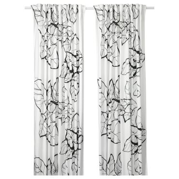 PELARKÖRSBÄR, curtains with heading tape 1 pair, 145x280 cm, 306.210.98