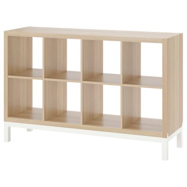 KALLAX, shelving unit with underframe, 147x94 cm, 394.426.86
