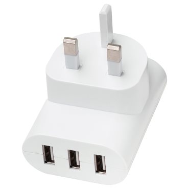 SMÅHAGEL, 3-port USB charger, 405.391.83