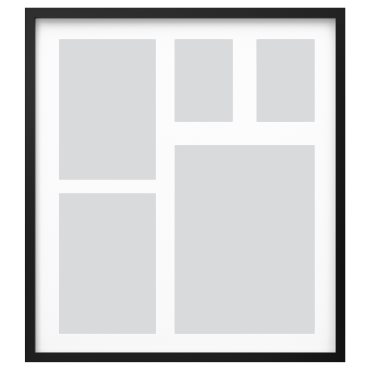 RODALM, frame for 5 pictures, 64x71 cm, 405.537.15