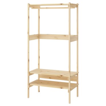 KRONÖREN, open wardrobe, 90x49x181 cm, 406.108.05
