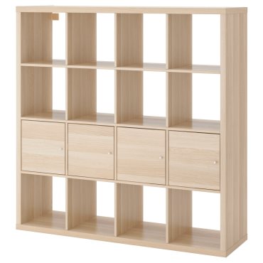 KALLAX, shelving unit with 4 inserts, 491.974.20