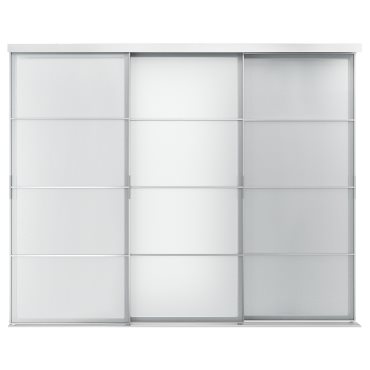 SKYTTA/SVART, sliding door combination, 301x240 cm, 494.240.50