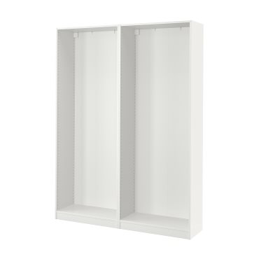 PAX, 2 wardrobe frames, 150x35x201 cm, 494.947.45