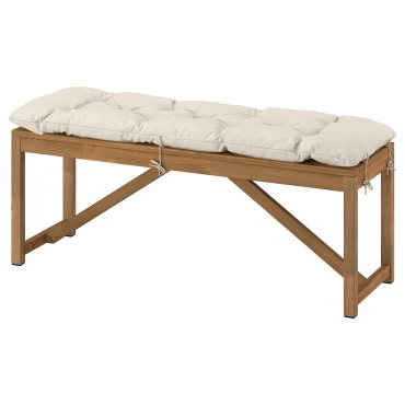 NÄMMARÖ, παγκάκι με μαξιλάρια, 120 cm, 495.753.03