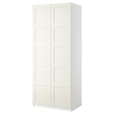 PAX, wardrobe with 2 doors, 100X60X236 cm, 499.046.34