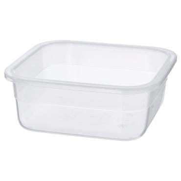 IKEA 365+, food container square/plastic, 750 ml, 503.591.76