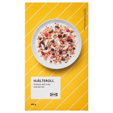 HJALTEROLL, granola with nuts and dried berries, 400 g, 504.783.82