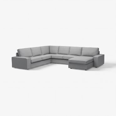 KIVIK, corner sofa, 5-seat with chaise longue, 594.404.79