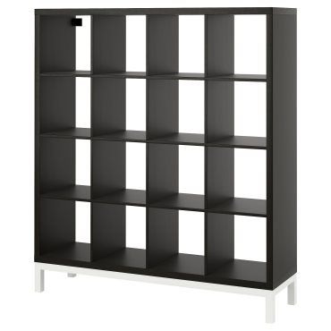 KALLAX, shelving unit with underframe, 147x164 cm, 594.427.13