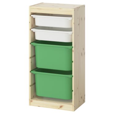 TROFAST, storage combination with boxes, 44x30x91 cm, 595.752.08