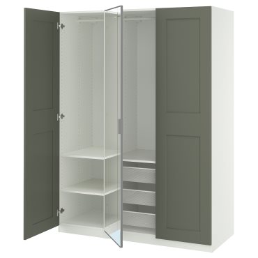 PAX/KAMMAR/GRIM, wardrobe combination, 150x60x201 cm, 595.792.49
