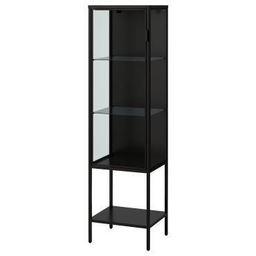 RUDSTA, glass-door cabinet, 42x37x155 cm, 604.348.25