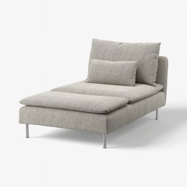 SÖDERHAMN, cover for chaise longue, 604.544.89