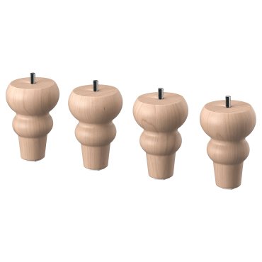 VISKAFORS, legs for sofa, 4 pack, 605.234.64