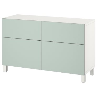 BESTÅ, storage combination with doors/drawers push-open, 120x42x74 cm, 694.215.31