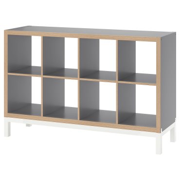 KALLAX, shelving unit with underframe, 147x94 cm, 694.426.80