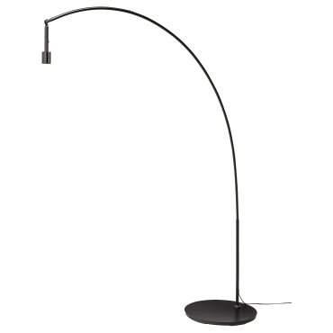 SKAFTET, floor lamp base, arched, 704.055.25