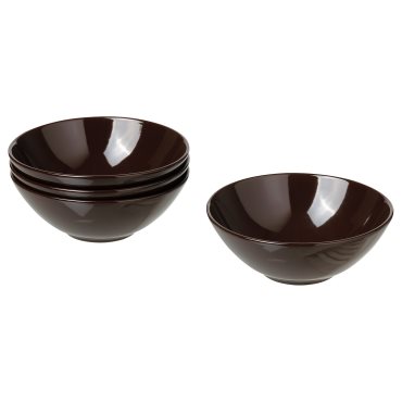 FÄRGKLAR, μπολ/γυαλιστερό, 4 τεμ. 16 cm, 704.854.28
