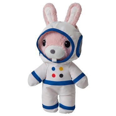 AFTONSPARV, soft toy rabbit with astronaut suit, 28 cm, 705.515.31