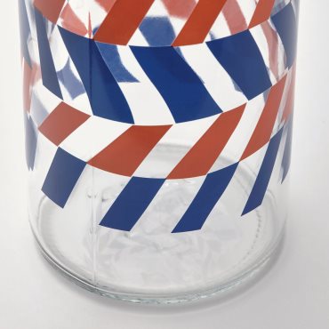 KORKEN, bottle with stopper/glass, 0.5 l, 705.536.34
