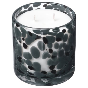 STÖRTSKÖN, scented candle in glass/2 wicks/Berries, 50 hr, 705.943.52