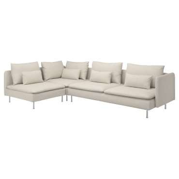 SÖDERHAMN, corner sofa, 4-seat with open end, 793.054.18
