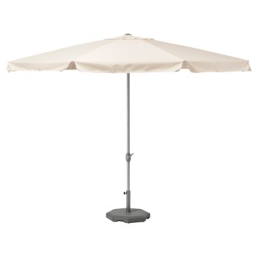 LJUSTERO, parasol with base, 793.254.83