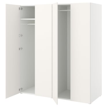 PLATSA, wardrobe with 4 doors, 160x57x181, 794.251.85