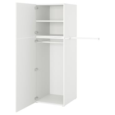 PLATSA, wardrobe with 2 doors, 90-107x57x181 cm, 794.372.87