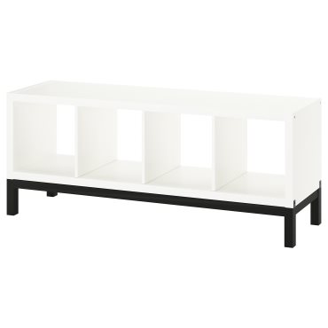 KALLAX, shelving unit with underframe, 147x59 cm, 794.426.65