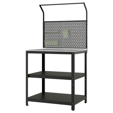 GRILLSKÄR, νησίδα κουζίνας με πίσω επιφάνεια/εξωτερικού χώρου, 86x61x176 cm, 794.952.44