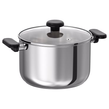 MIDDAGSMAT, pot with lid, 5 l, 804.637.13