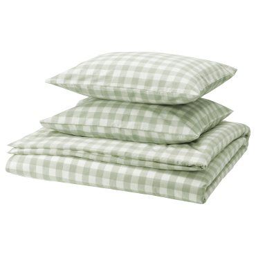 EKTANDVINGE, duvet cover and 2 pillowcases, 240x220/50x60 cm, 805.854.13