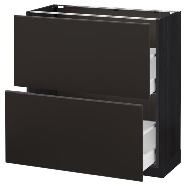 METOD/MAXIMERA, base cabinet with 2 drawers, 892.129.37