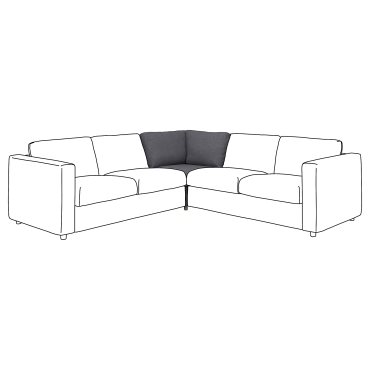 VIMLE, corner section, 893.925.42